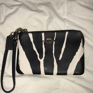 Small coach wristlet
